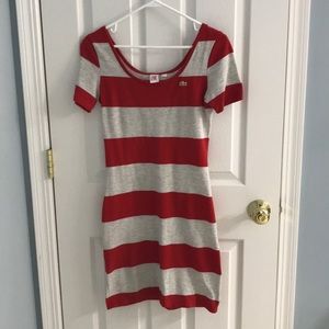 Lacoste L!VE striped dress!